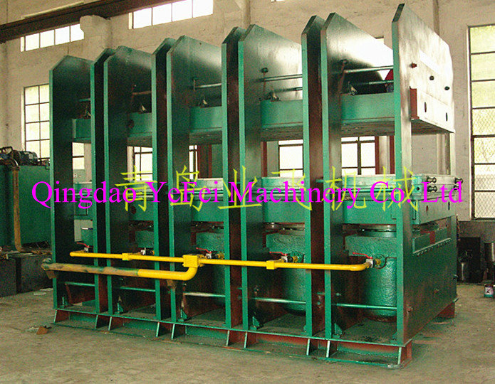 Wire rope conveyor belt vulcanizing machine