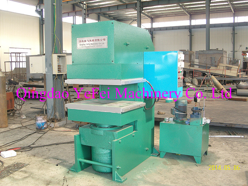 Jaw type vulcanizing machine