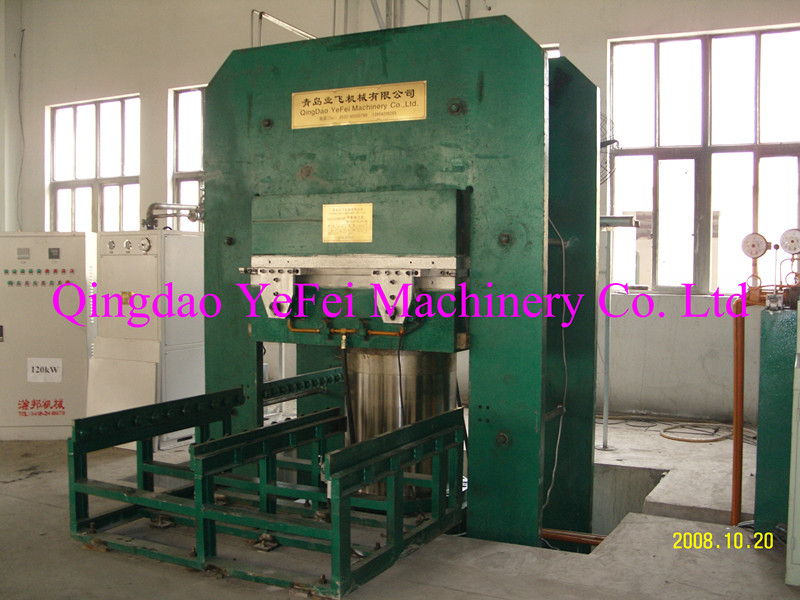 Automatic push-pull mold plate vulcanizing machine